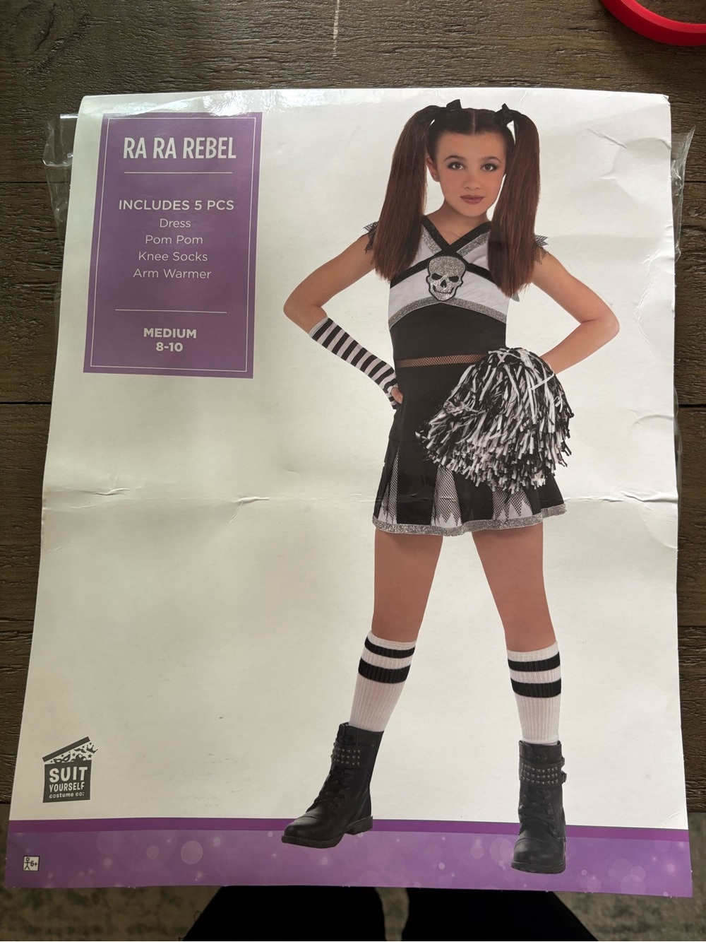 Zombie Cheerleader Costume for Kids